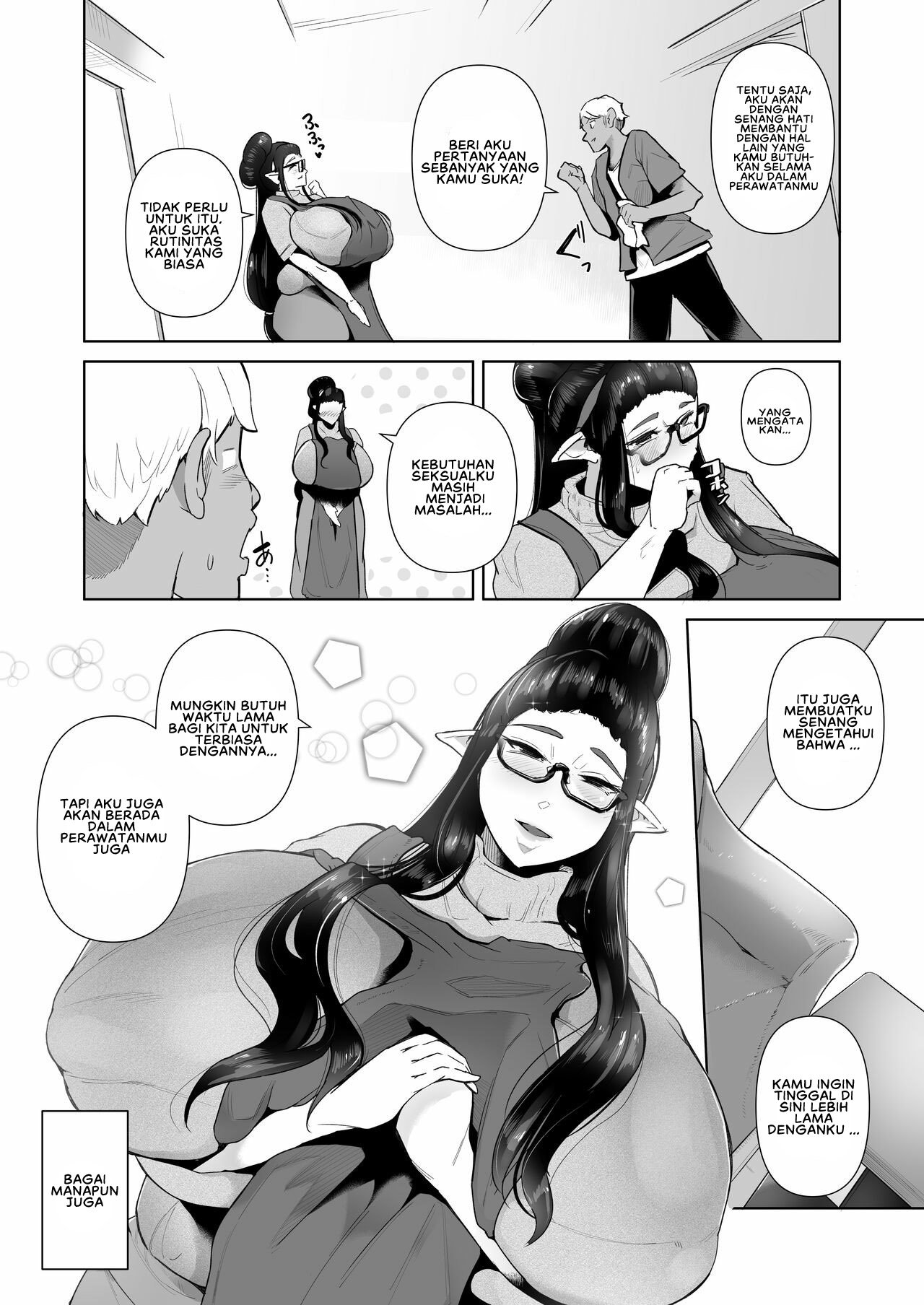 Mucchiri Dekachichi Elf no Oba-san to Ano Hi Kawashita Sukebe de Ecchi na Yakusoku - Chapter 1 16