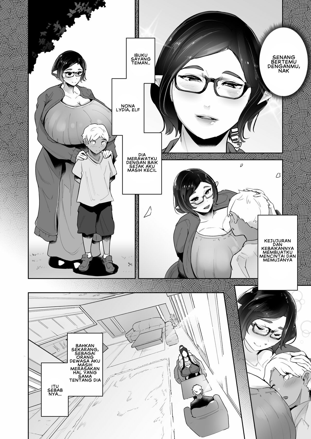 Mucchiri Dekachichi Elf no Oba-san to Ano Hi Kawashita Sukebe de Ecchi na Yakusoku - Chapter 1 7