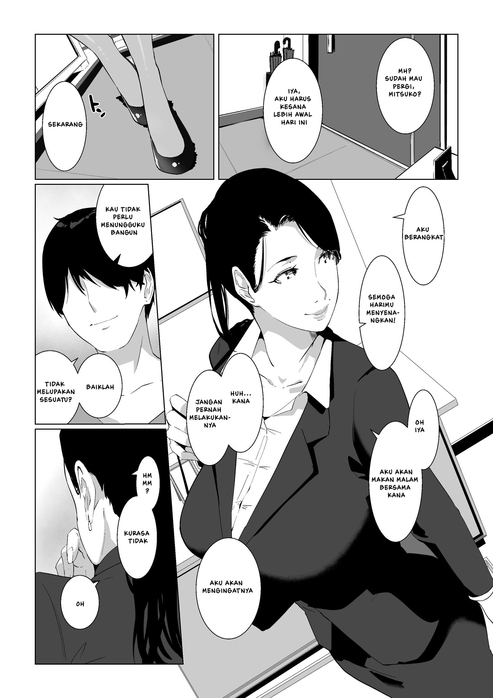 Mou Ikkai, Shiyo Aisuru Otto no Ochinpo de Asa made Pakoraretai Inran Kyonyuu Tsuma no Ritsuko-san - Chapter 1 5