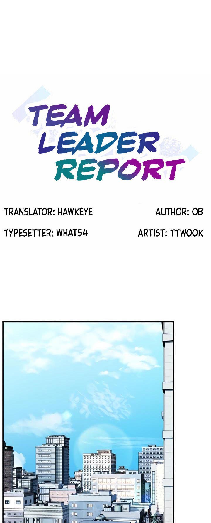 Team Leader Report - Chapter 27 3 Team Leader Report - Chapter 27 3