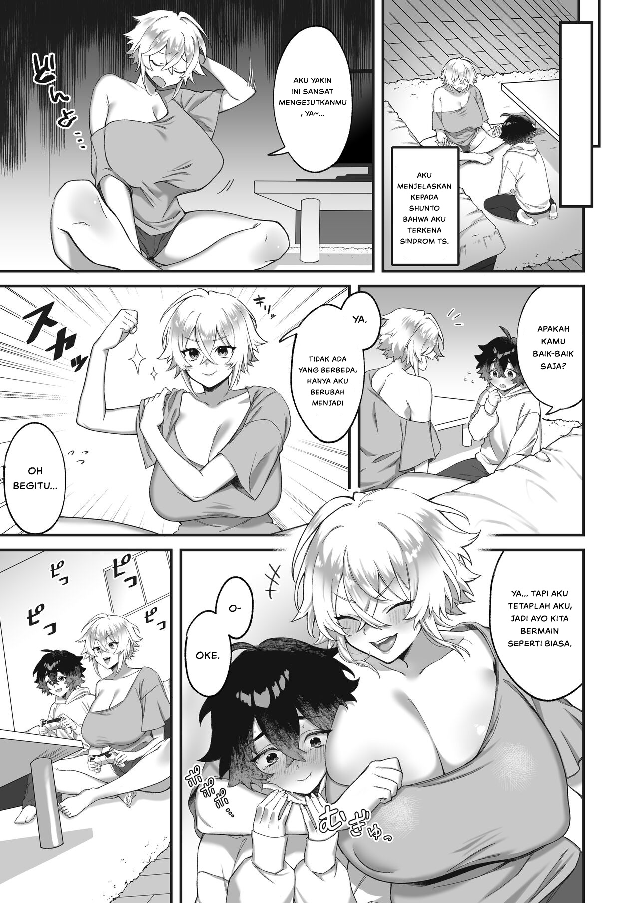 On’na ni natta ore to kaonajimi to no kankei ga kawaru toki - Chapter 1 14