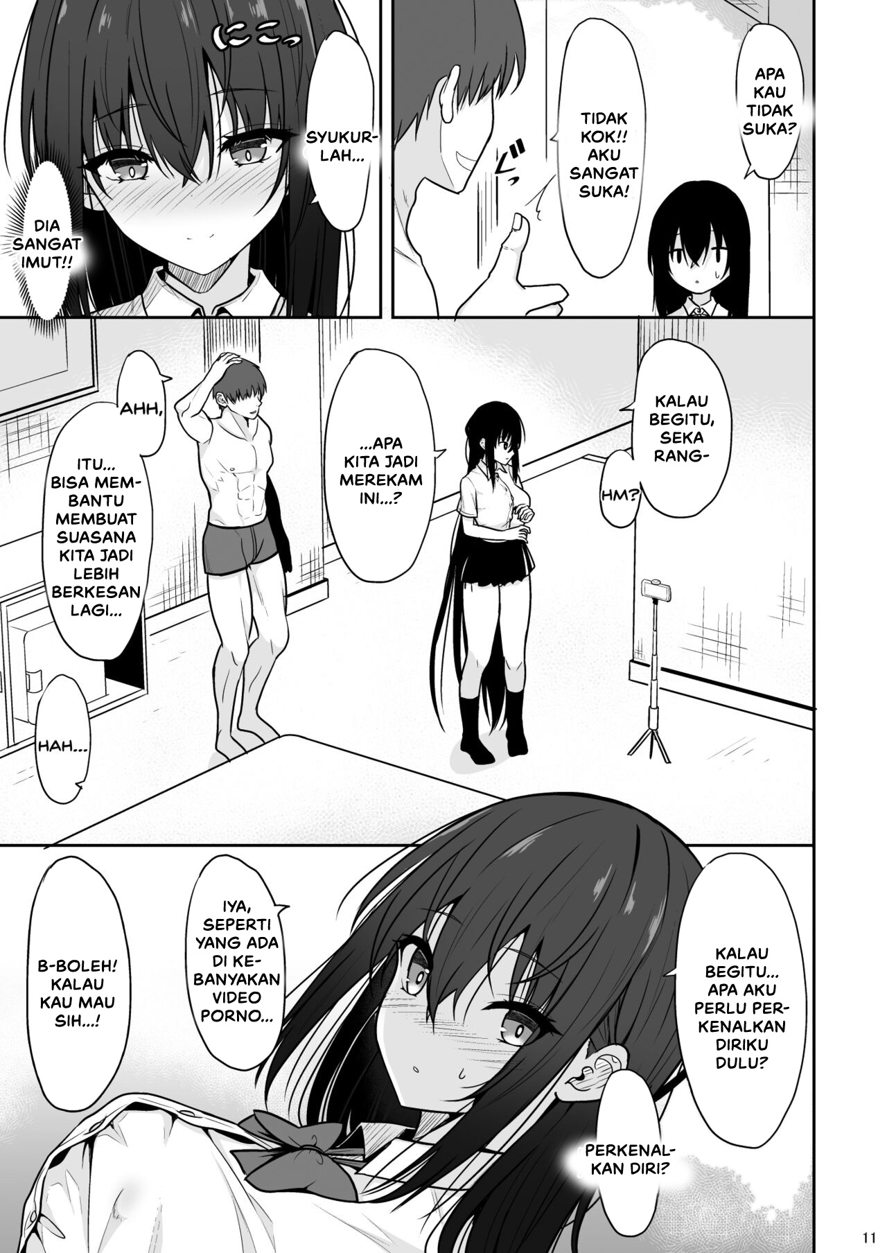 Otonashii Kanojo ga AV Satsuei Gokko de Nakadashi ga Daisuki na Dosukebe ni Naru made - Chapter 1 12