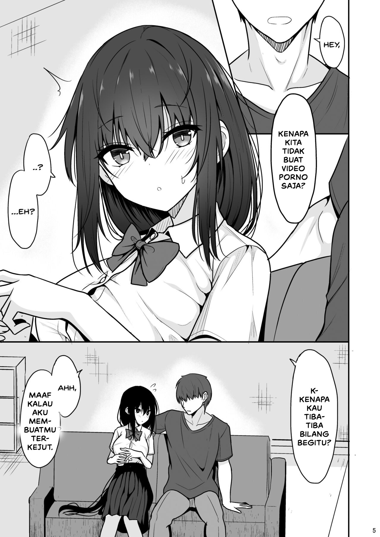 Otonashii Kanojo ga AV Satsuei Gokko de Nakadashi ga Daisuki na Dosukebe ni Naru made - Chapter 1 6