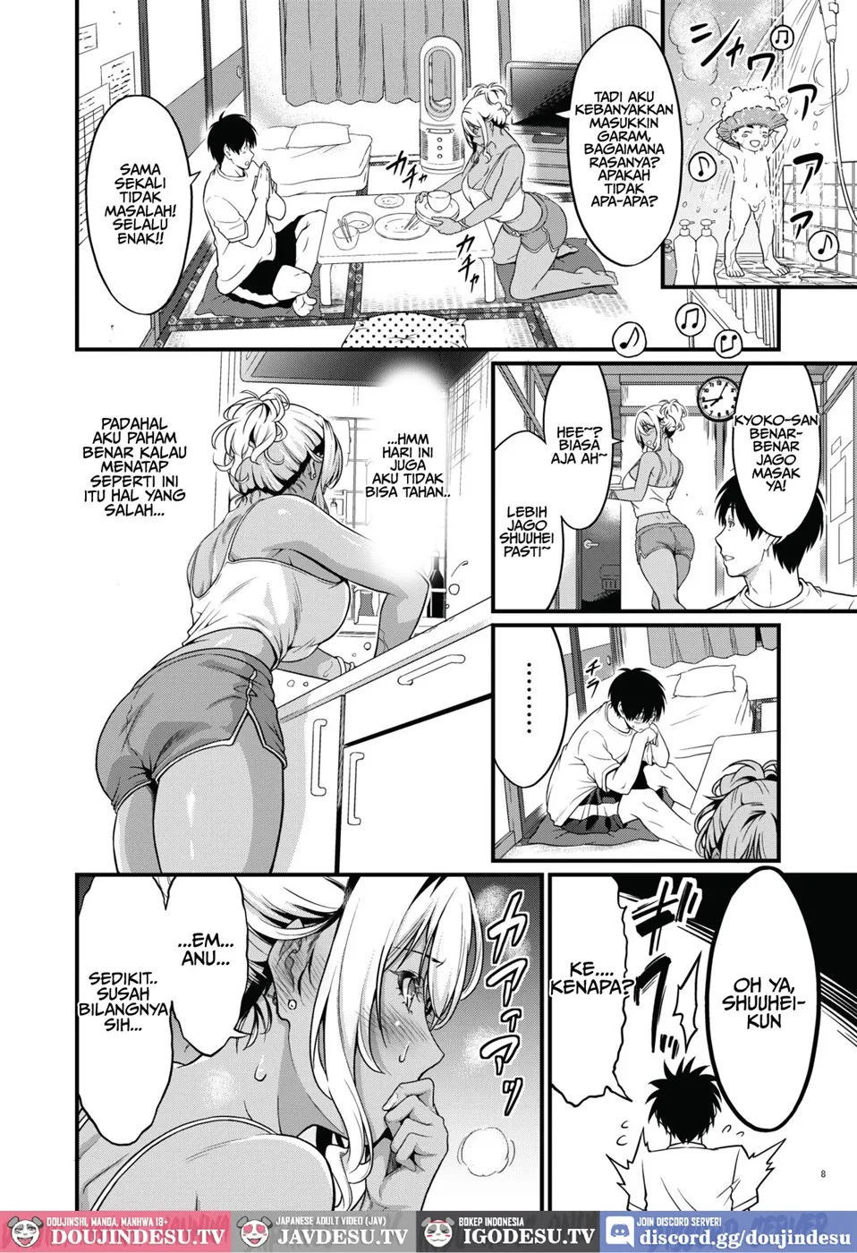 Yojouhan Ikken Apart de Komochi Dosukebe Rinjin to Asedaku Noukou na Otsukiai - Chapter 1 10