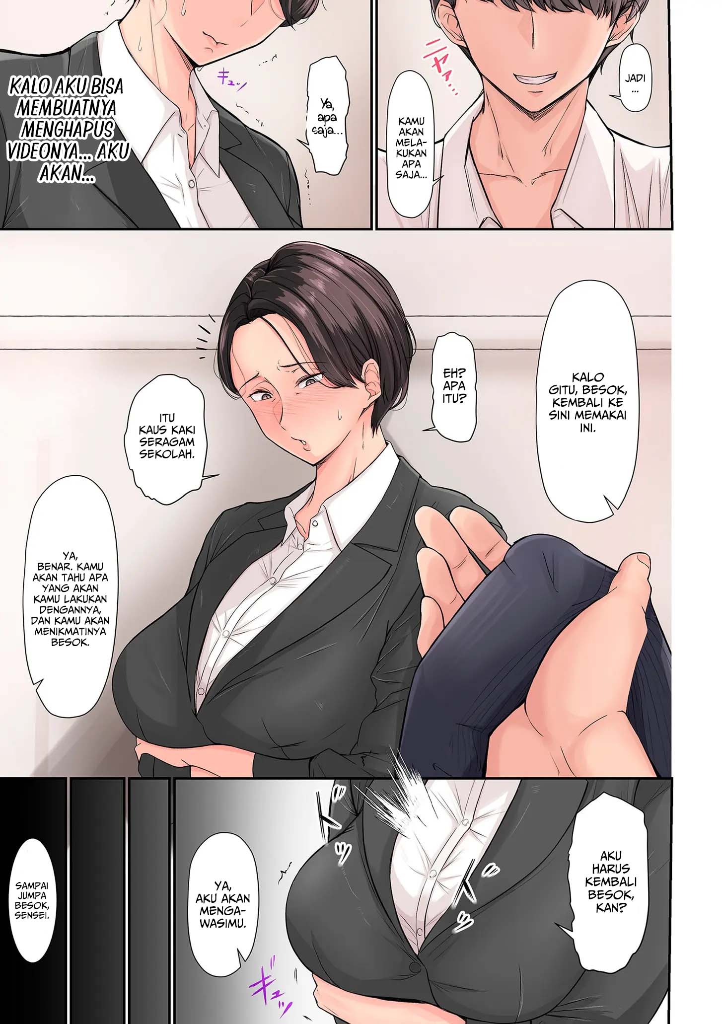 The Embarrassed Face of the Beautiful Teacher Dressed as a Schoolgirl - Chapter 1 6