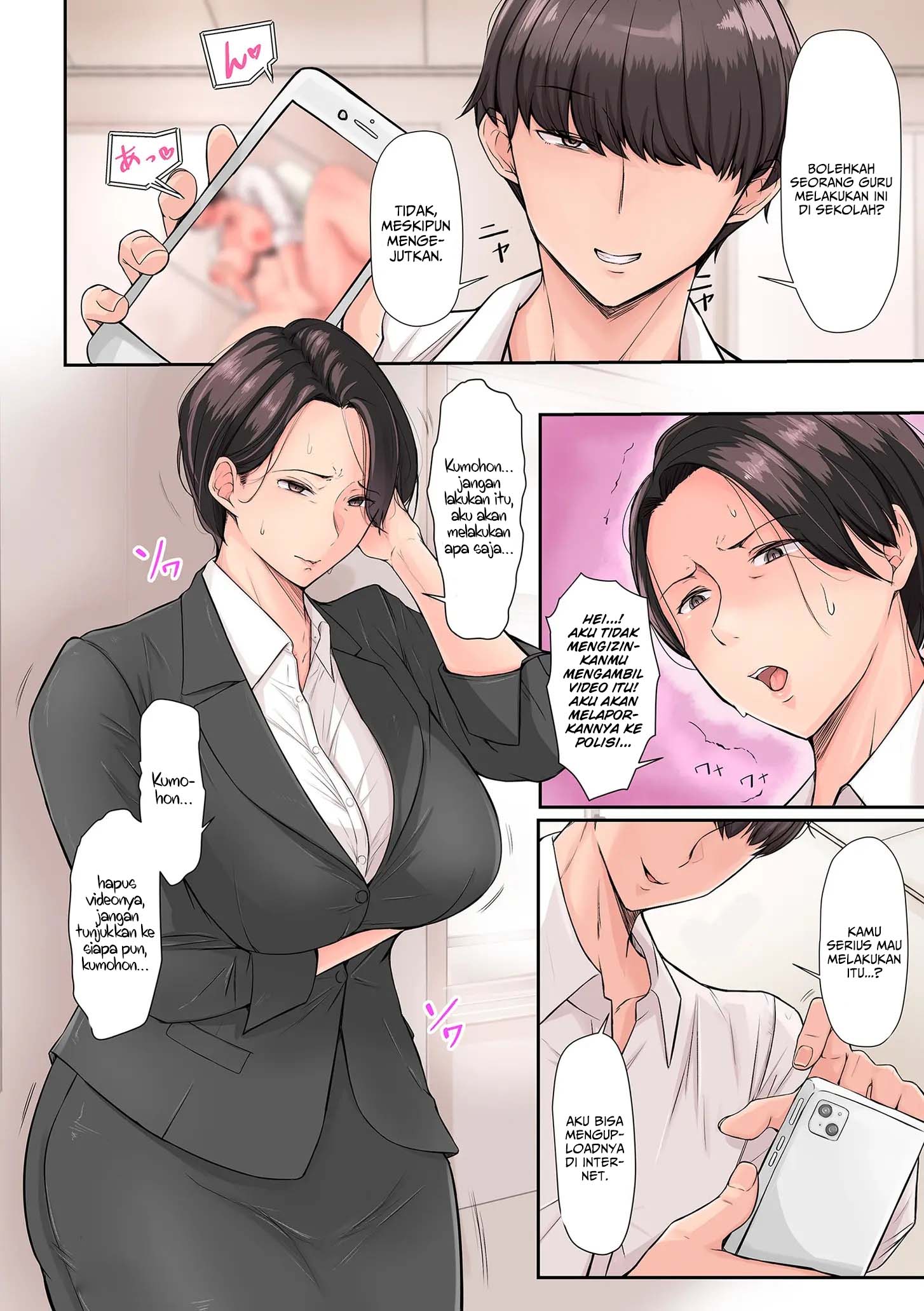The Embarrassed Face of the Beautiful Teacher Dressed as a Schoolgirl - Chapter 1 5
